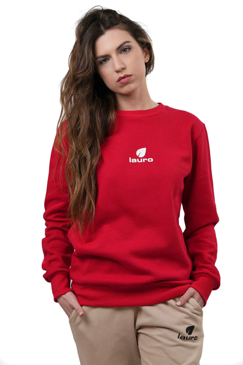 Felpa Girocollo Donna 300 GSM Premium – Cotone 100% Essential LS-6000 da Donna - Lauro Sport