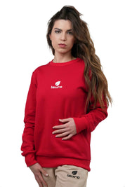 Felpa Girocollo Donna 300 GSM Premium – Cotone 100% Essential LS-6000 da Donna - Lauro Sport