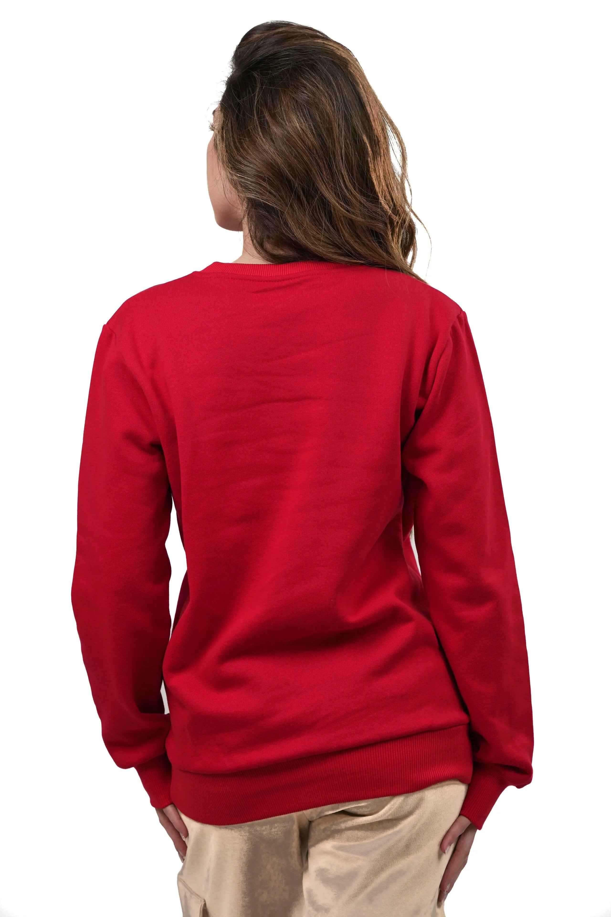 Felpa Girocollo Donna 300 GSM Premium – Cotone 100% Essential LS-6000 da Donna - Lauro Sport
