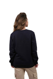 Felpa Girocollo Donna Premium Cotone 300 GSM – Essential LS-6000 - Lauro Sport