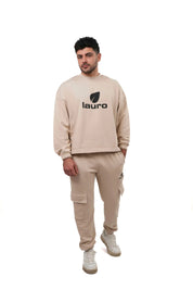 Felpa Oversize Uomo Cotone 300 gsm Boxy – Cotone Premium LS-SU156 Uomo - Lauro Sport