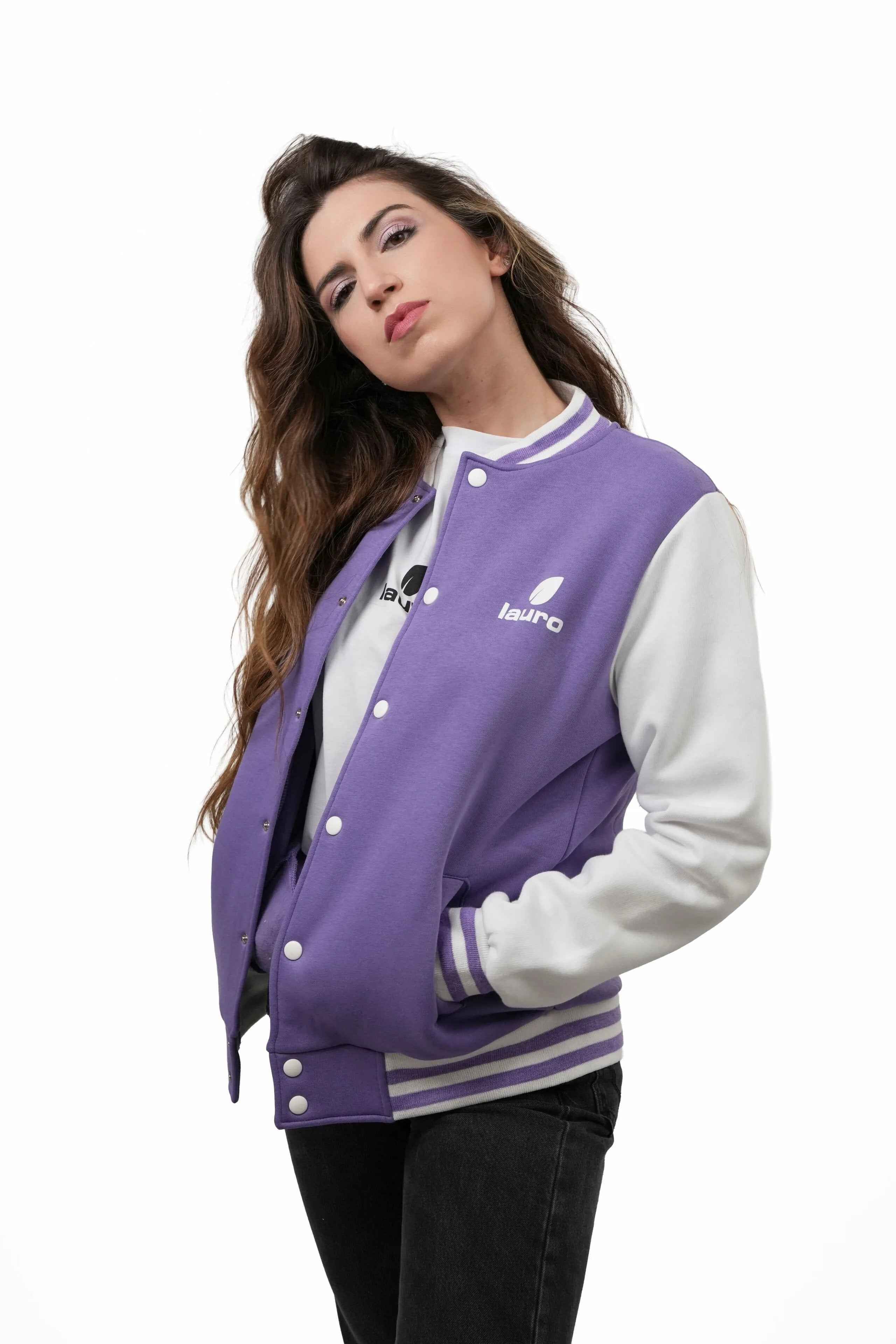 Giacca College Donna Regular Fit con Bottoni a Pressione - LS-LU7781 - Lauro Sport