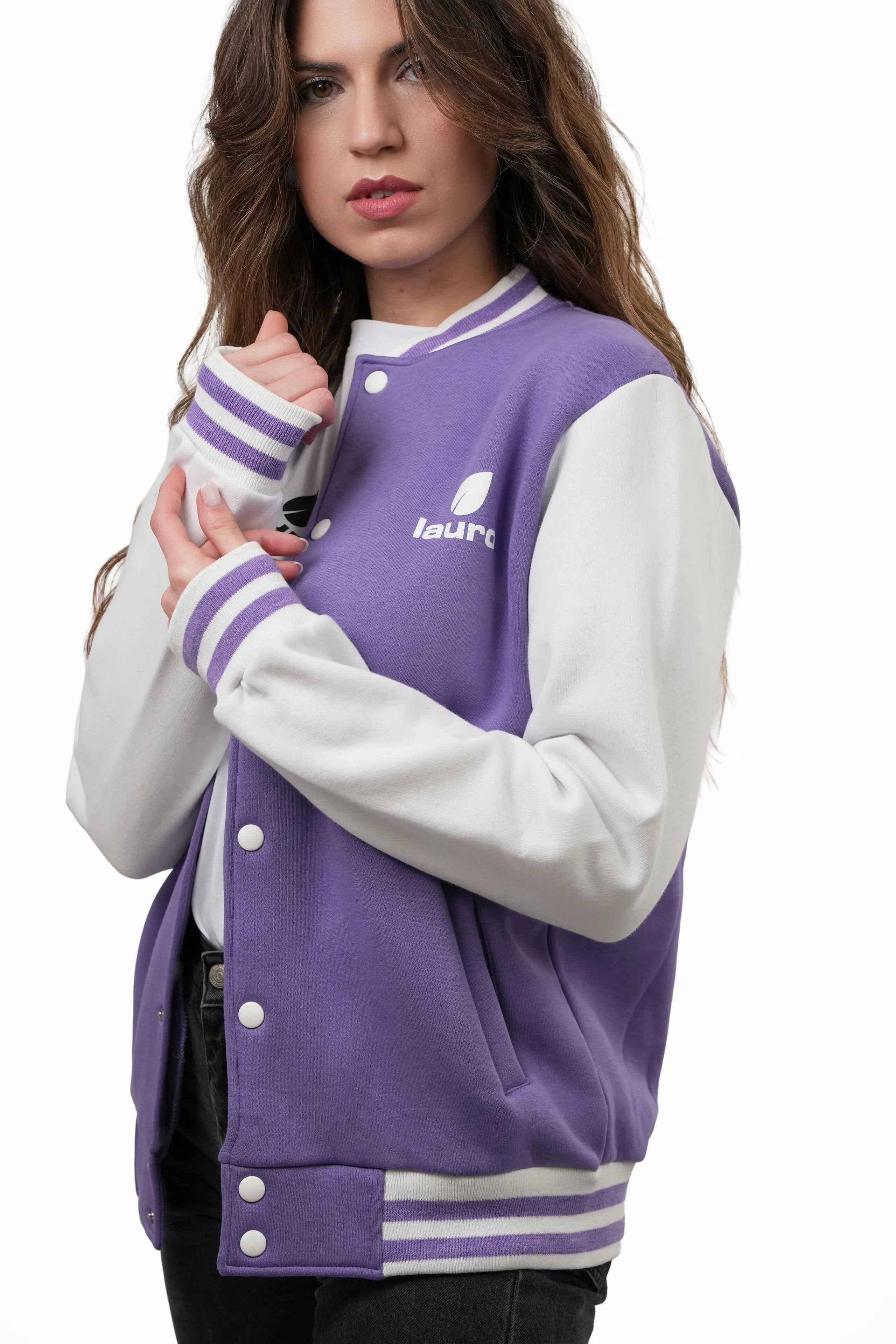 Giacca College Donna Regular Fit con Bottoni a Pressione - LS-LU7781 - Lauro Sport