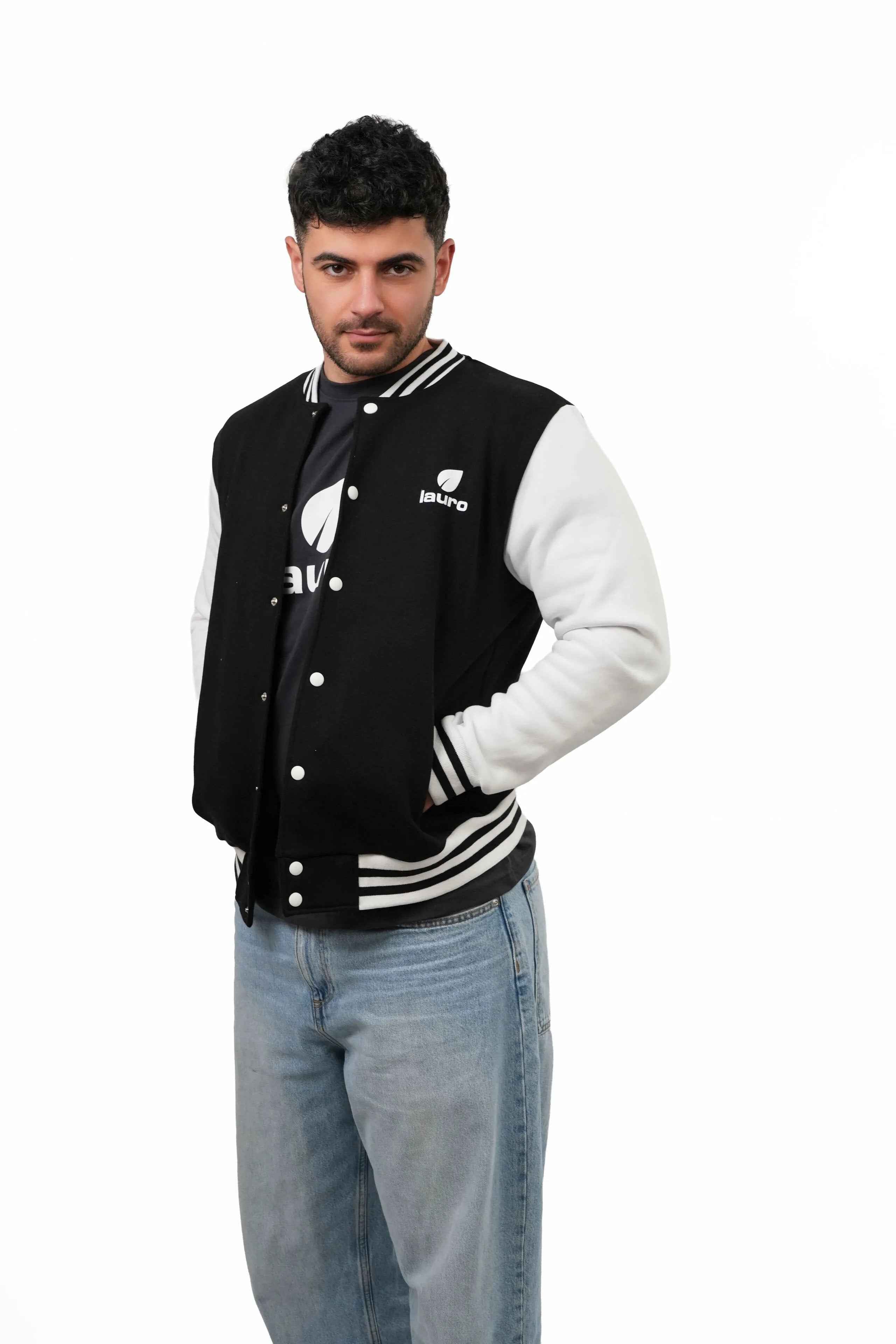 Giacca College Uomo Regular Fit con Bottoni a Pressione - LS-LU7781 - Lauro Sport