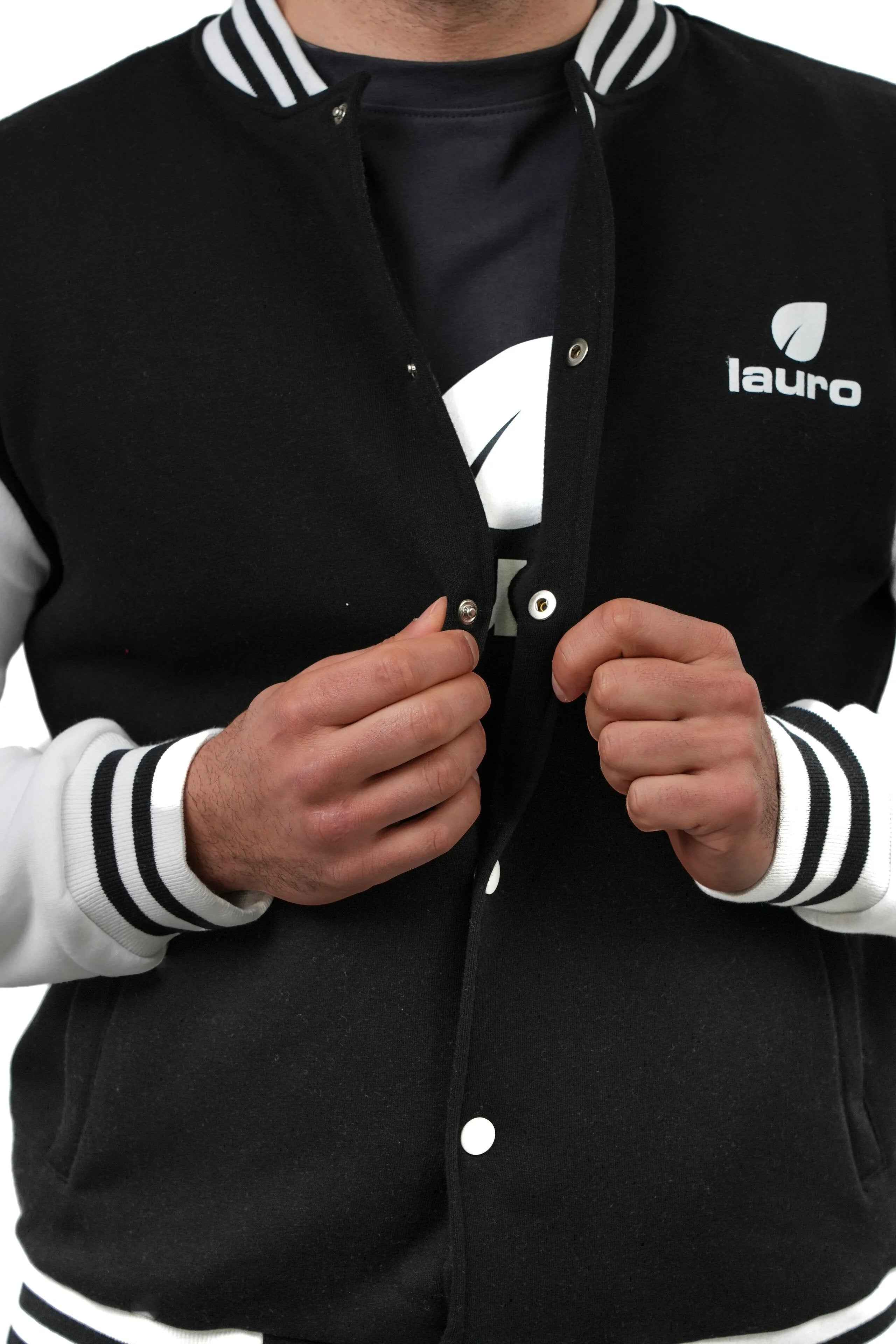 Giacca College Uomo Regular Fit con Bottoni a Pressione - LS-LU7781 - Lauro Sport