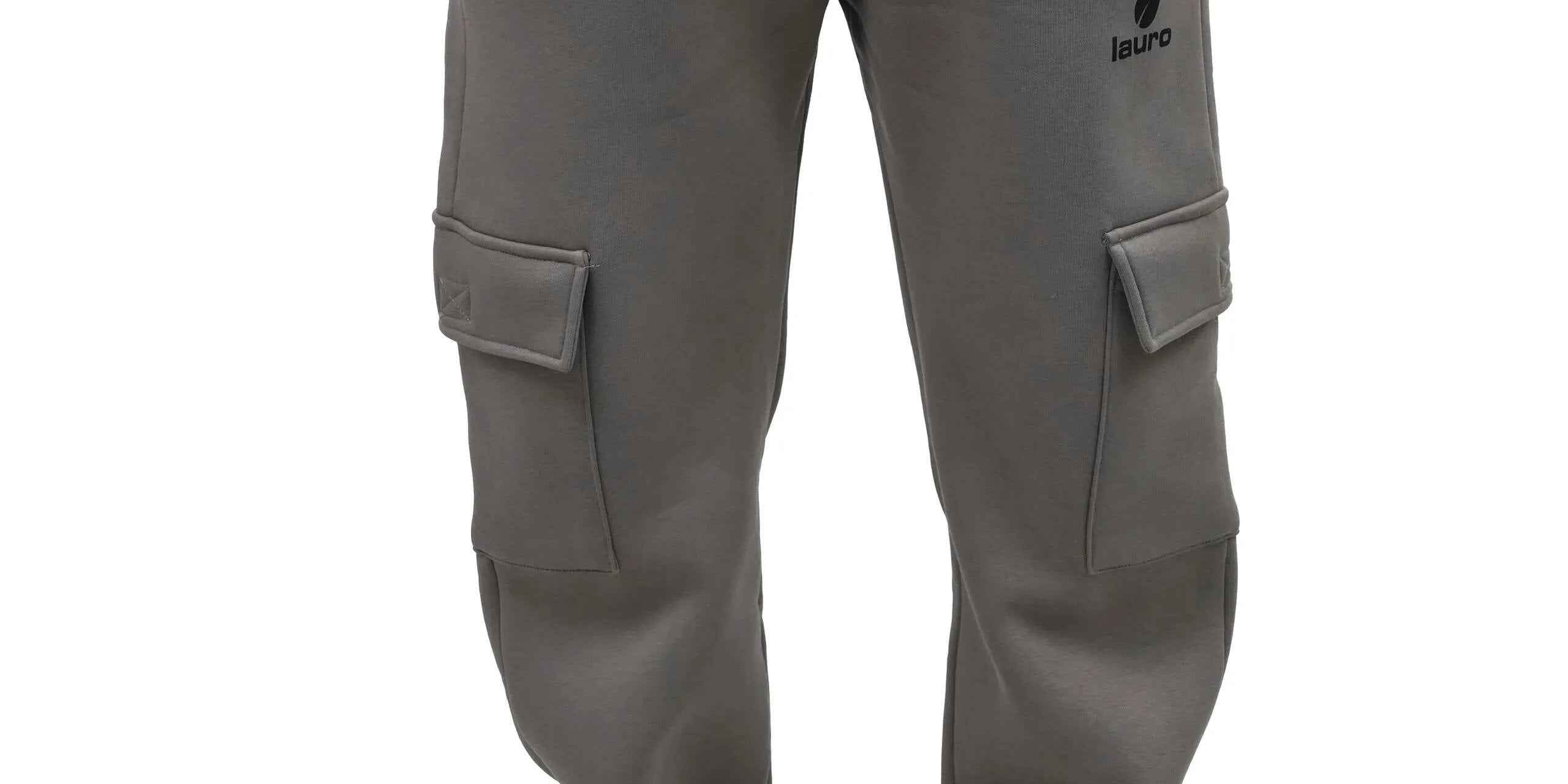 Pantaloni felpa Uomo Oversize Cargo in Felpa con Tasche Laterali LS-YU0907 - Lauro Sport
