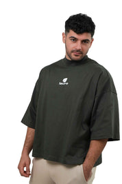 T-shirt Oversize Uomo Manica 3/4 210 GSM – Boxy Premium LS-SU154 da Uomo - Lauro Sport