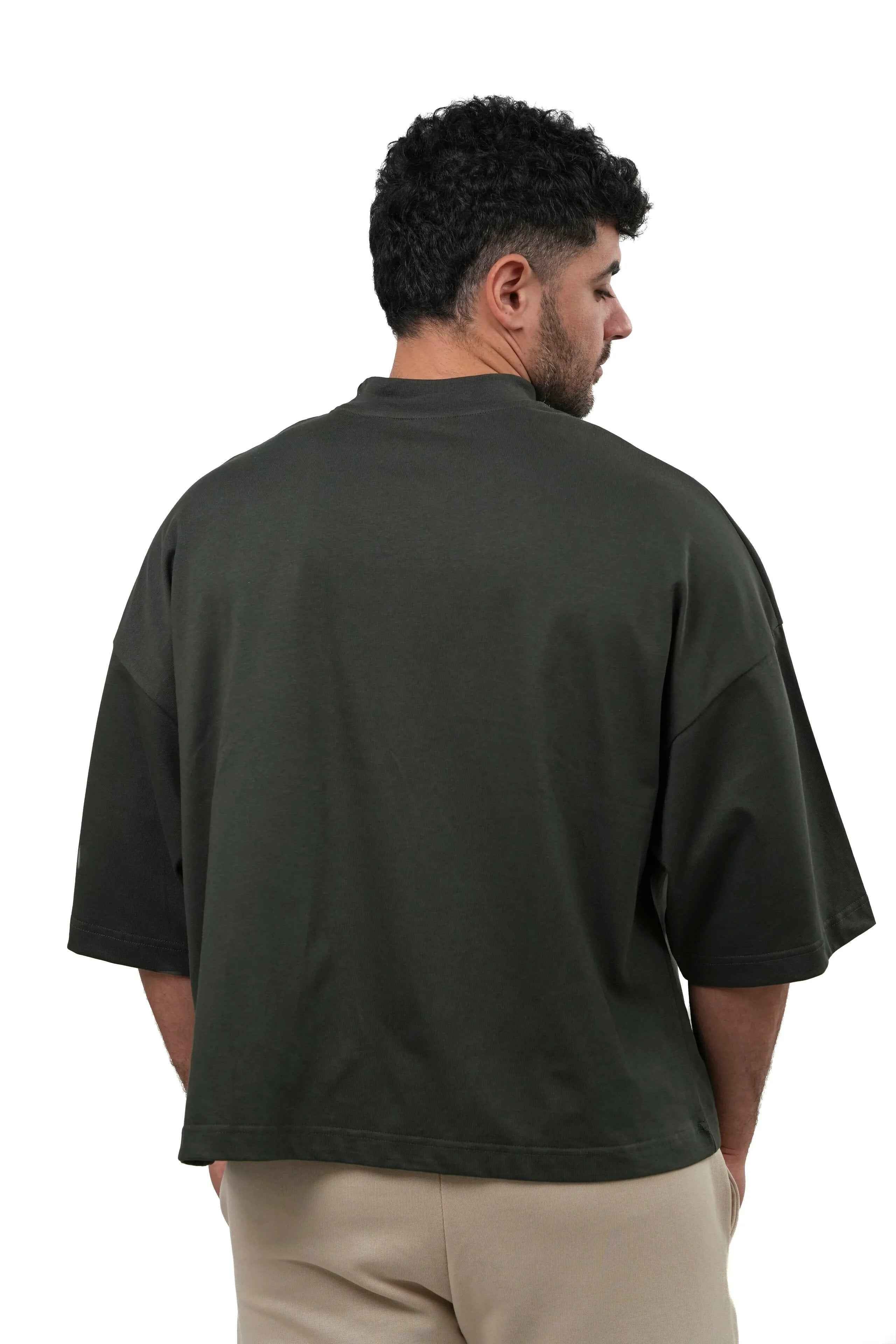 T-shirt Oversize Uomo Manica 3/4 210 GSM – Boxy Premium LS-SU154 da Uomo - Lauro Sport