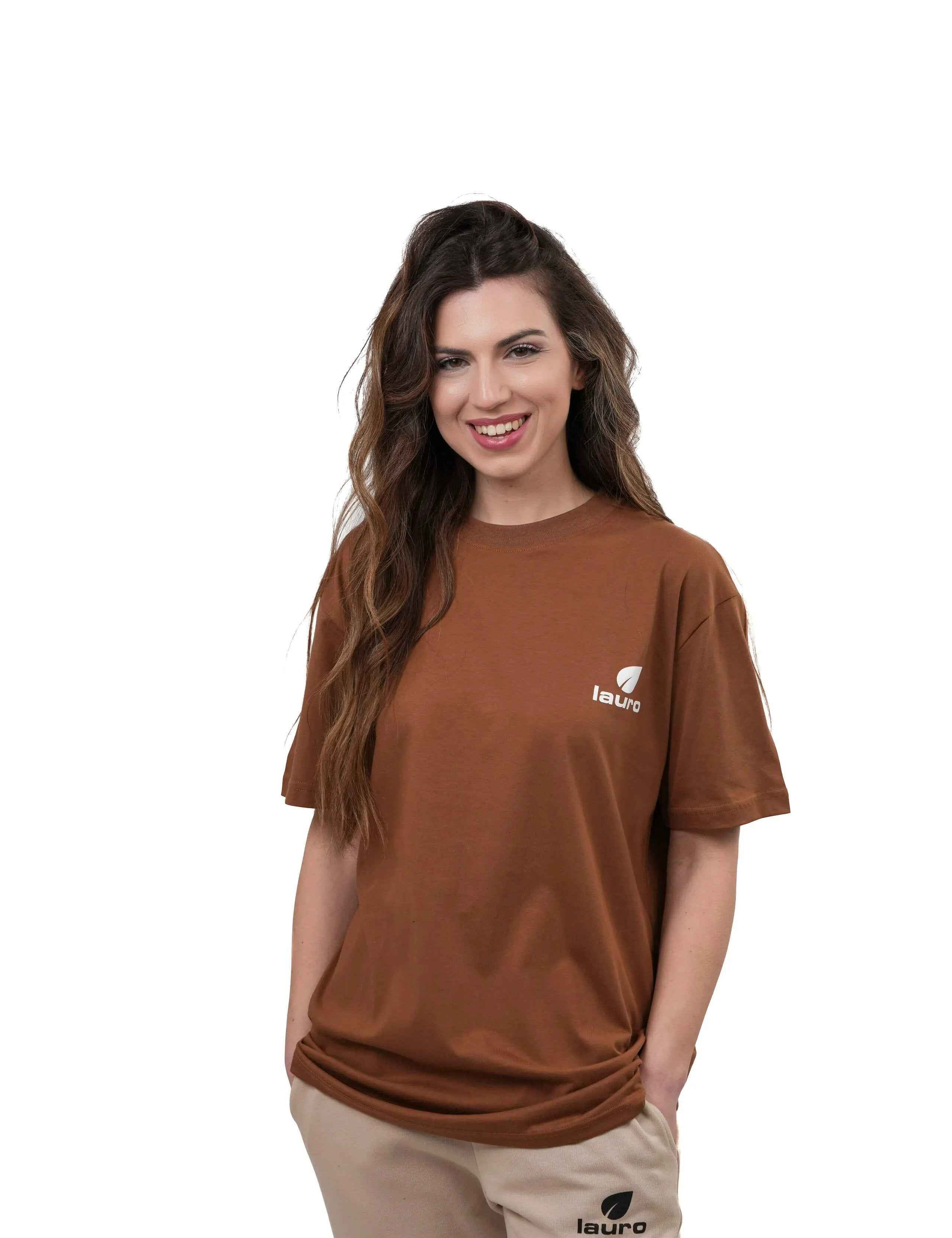 T-shirt Donna Oversize Comfort 100% Cotone 180 GSM – LS-LU2602 - Lauro Sport