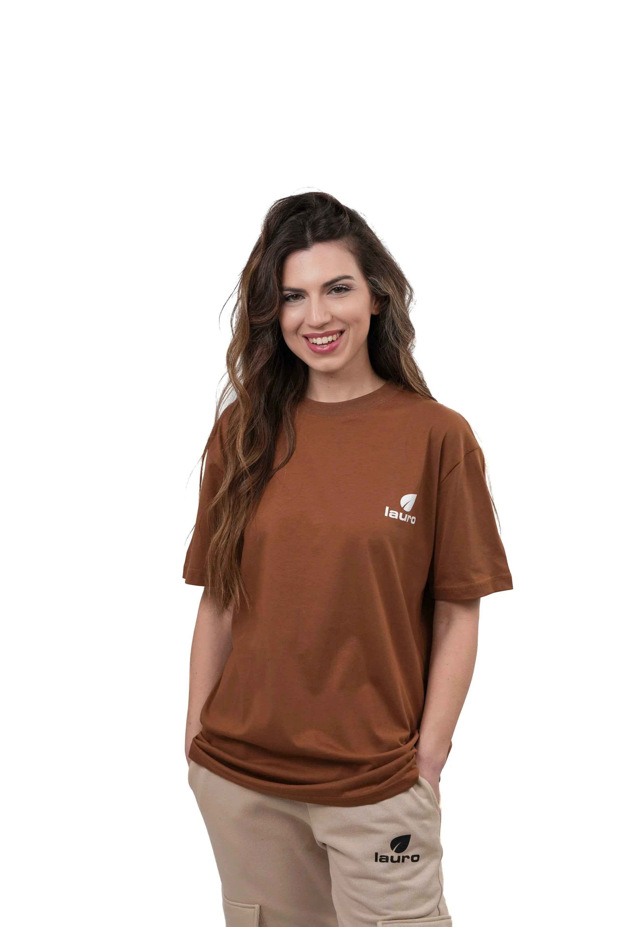 T-shirt Donna Oversize Comfort 100% Cotone 180 GSM – LS-LU2602 - Lauro Sport