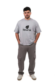 T-shirt Uomo Boxy Fit Cotone 100% Senza Cuciture LS-LU21041 - Lauro Sport