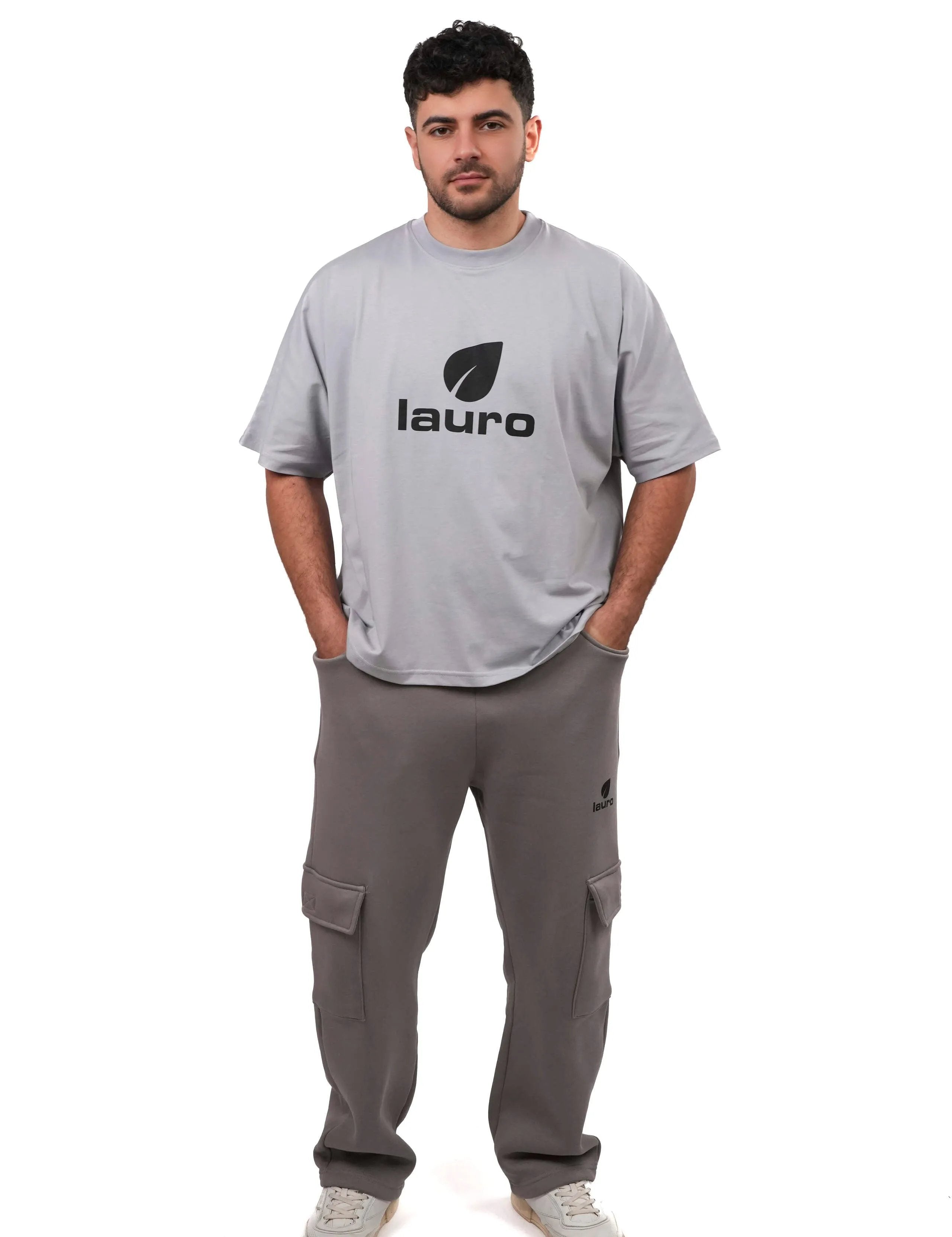 T-shirt Uomo Boxy Fit Cotone 100% Senza Cuciture LS-LU21041 - Lauro Sport